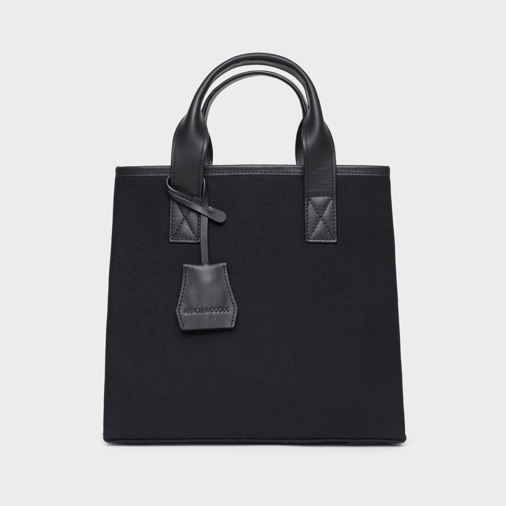 Mini Canvas Tote w/ Strap Black Article Goods