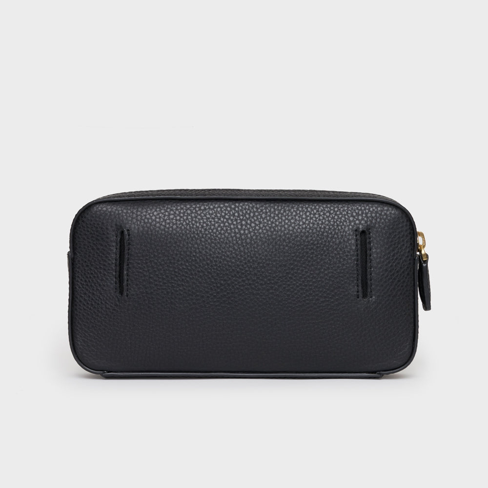 Mini Belt Bag - N.154 - Black Pebble Grain